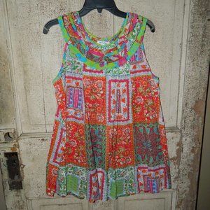 Private Gallery Sleeveless Top Blouse Size L (CC-4)